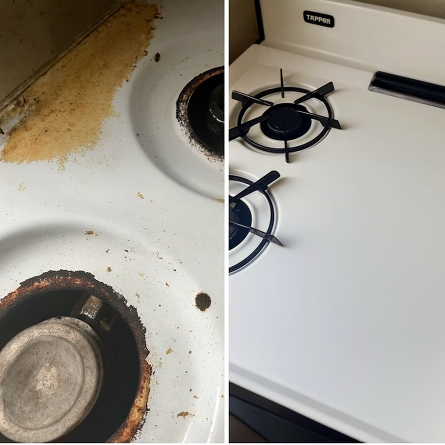 Before / After cleaning