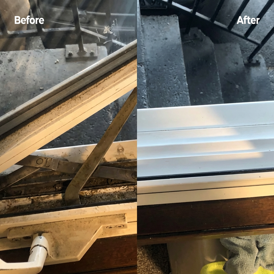 Before / After cleaning