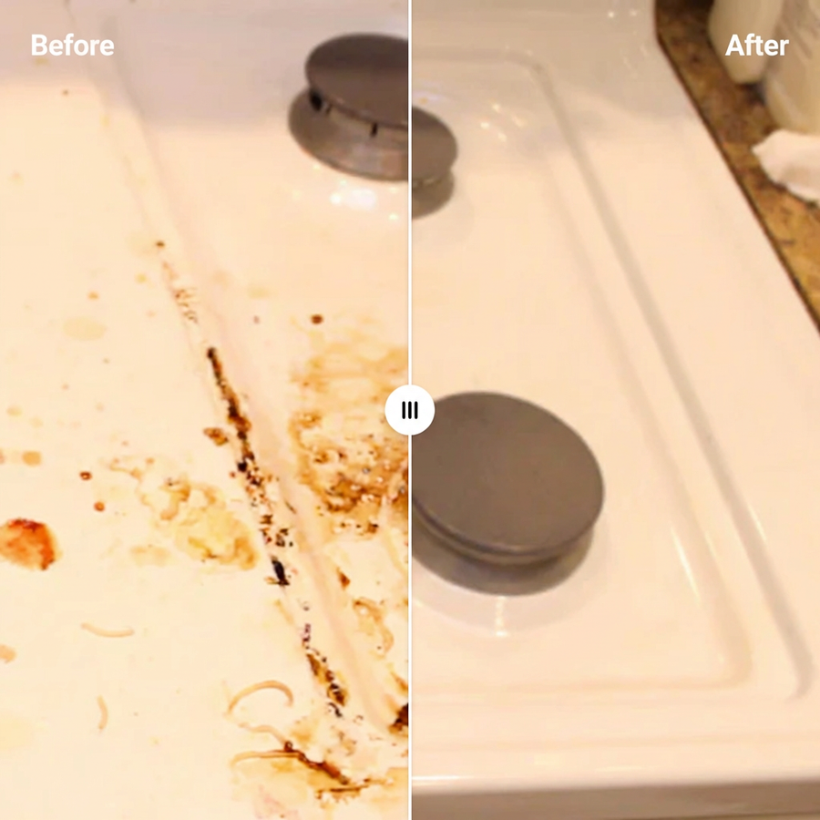 Before / After cleaning