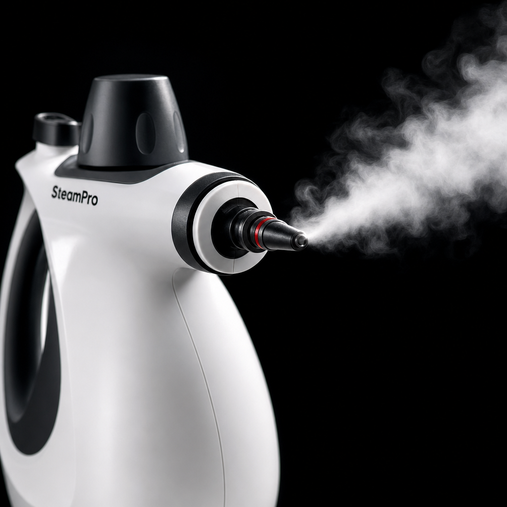 SteamPro nozzle releasing steam